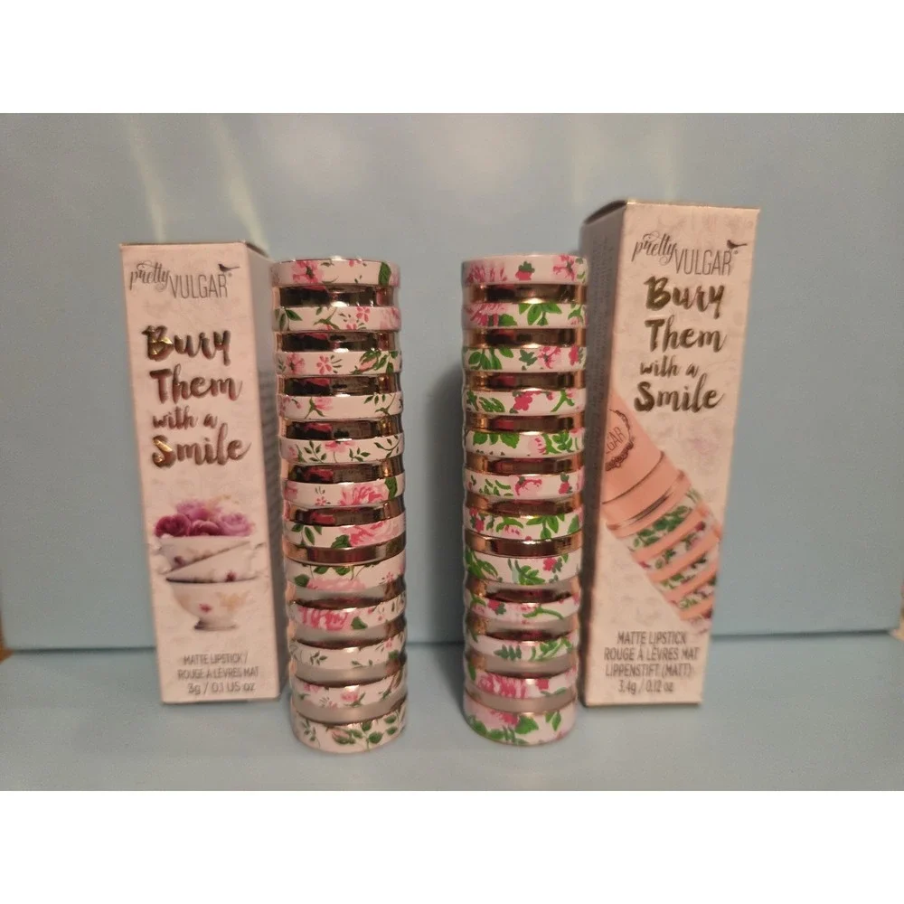 2 X Pretty Vulgar Bury Them With A Smile Matte Lipstick 10 Honest Truth NEW